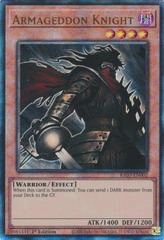 Armageddon Knight - RA03-EN002 - Prismatic Ultimate Rare - 1st Edition